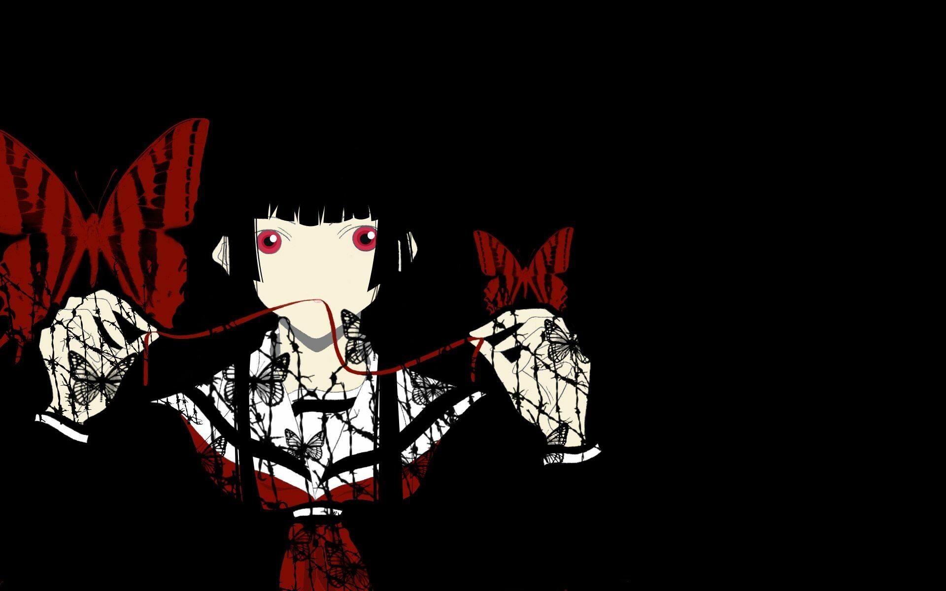1920x1200 Dark Red Anime Wallpaper: HD, 4K, 5K for PC and Mobile. Download free image for iPhone, Android