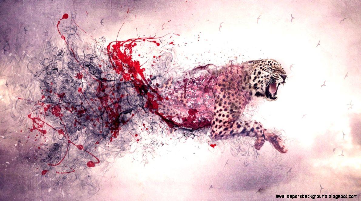 1190x665 Animal Art Wallpaper