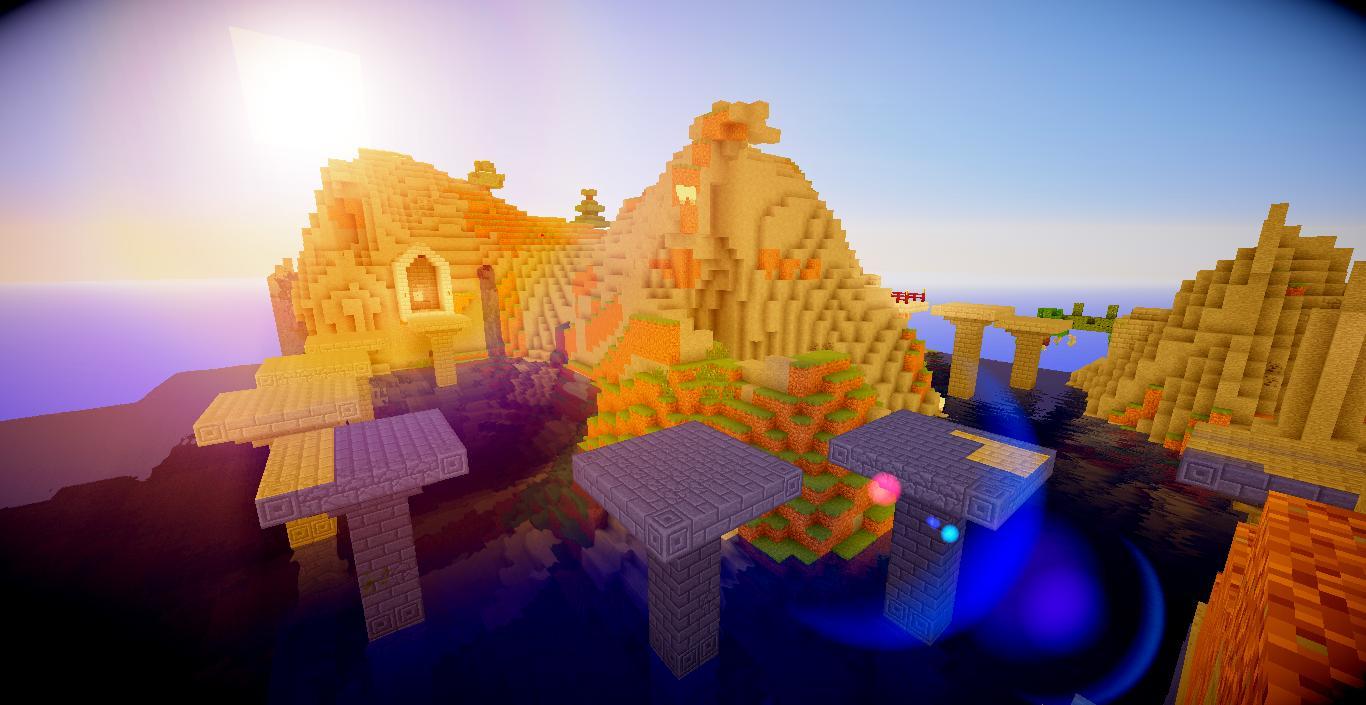 1366x705 The Crazy Fun Parkour (1.7+) (Played by Bodil deadlox, GhostGamingYT, Baki961) and Modding: Java Edition