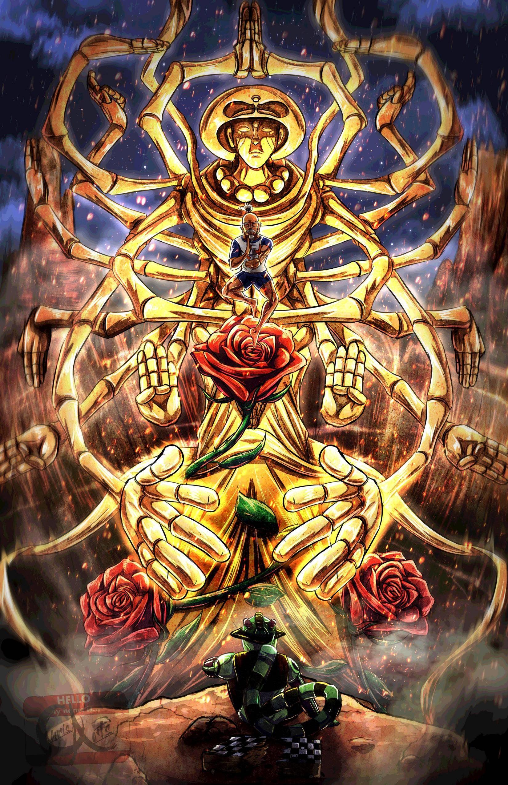 1650x2550 Meruem vs. Netero (by me!)