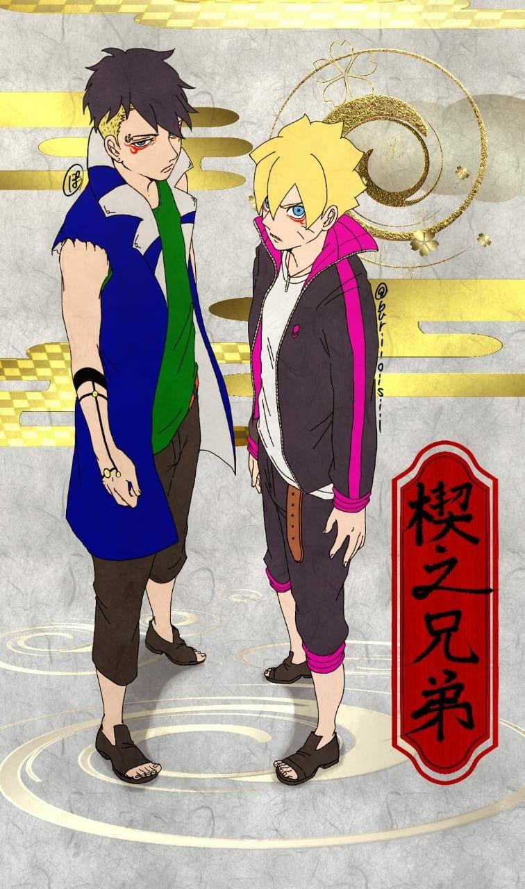 756x1280 boruto and kawaki club Wallpaper