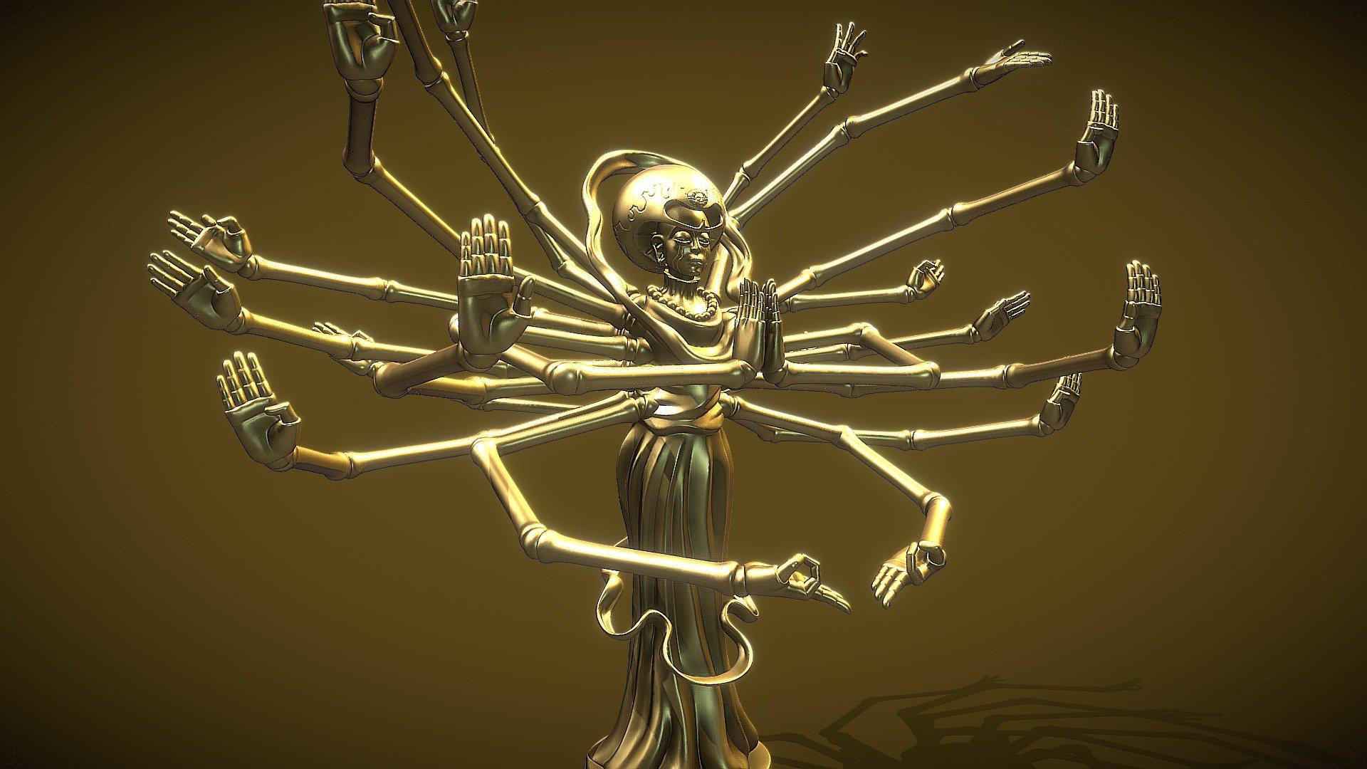 1920x1080 Netero's Guanyin Bodhisattva Royalty Free 3D model by 3Dprefabs [6160c5d]