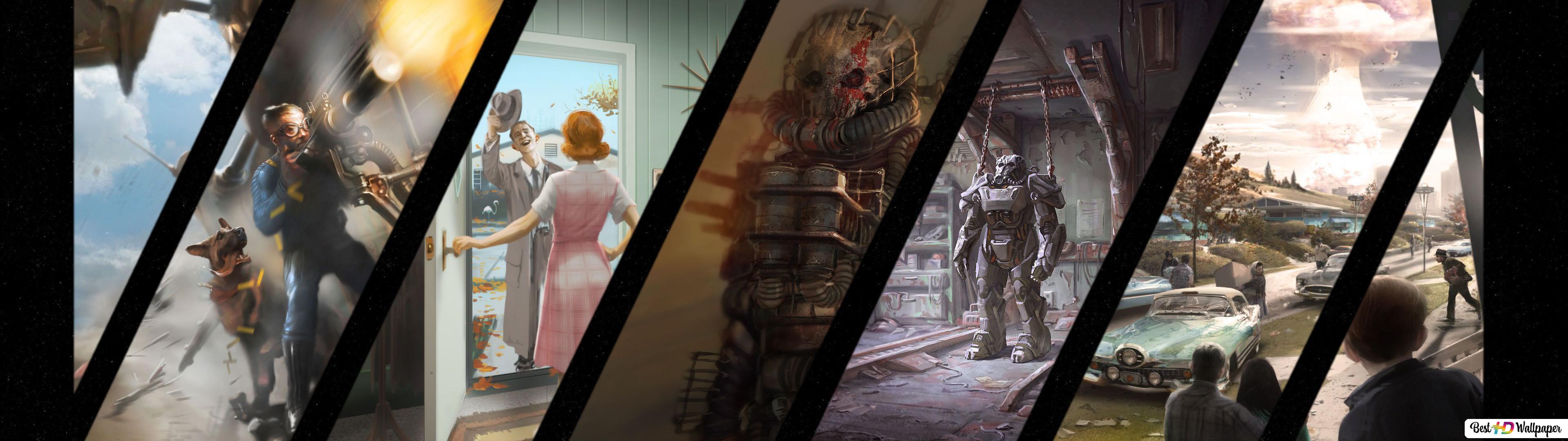 3840x1080 Fallout 4 HD wallpaper download