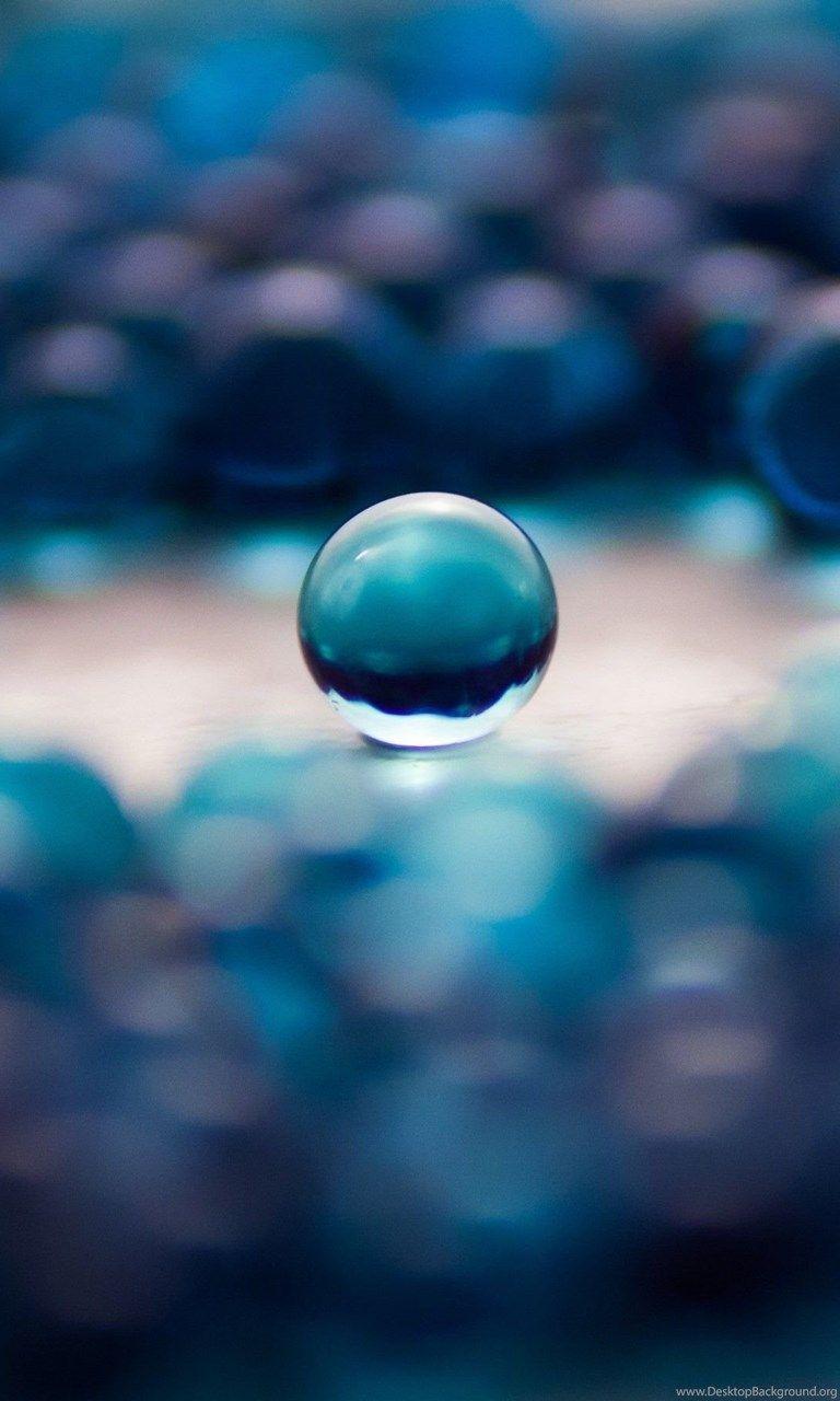 768x1280 Ball Marbel 3D Dark Ultra HD Wallpaper 4k For Computer Smartphone