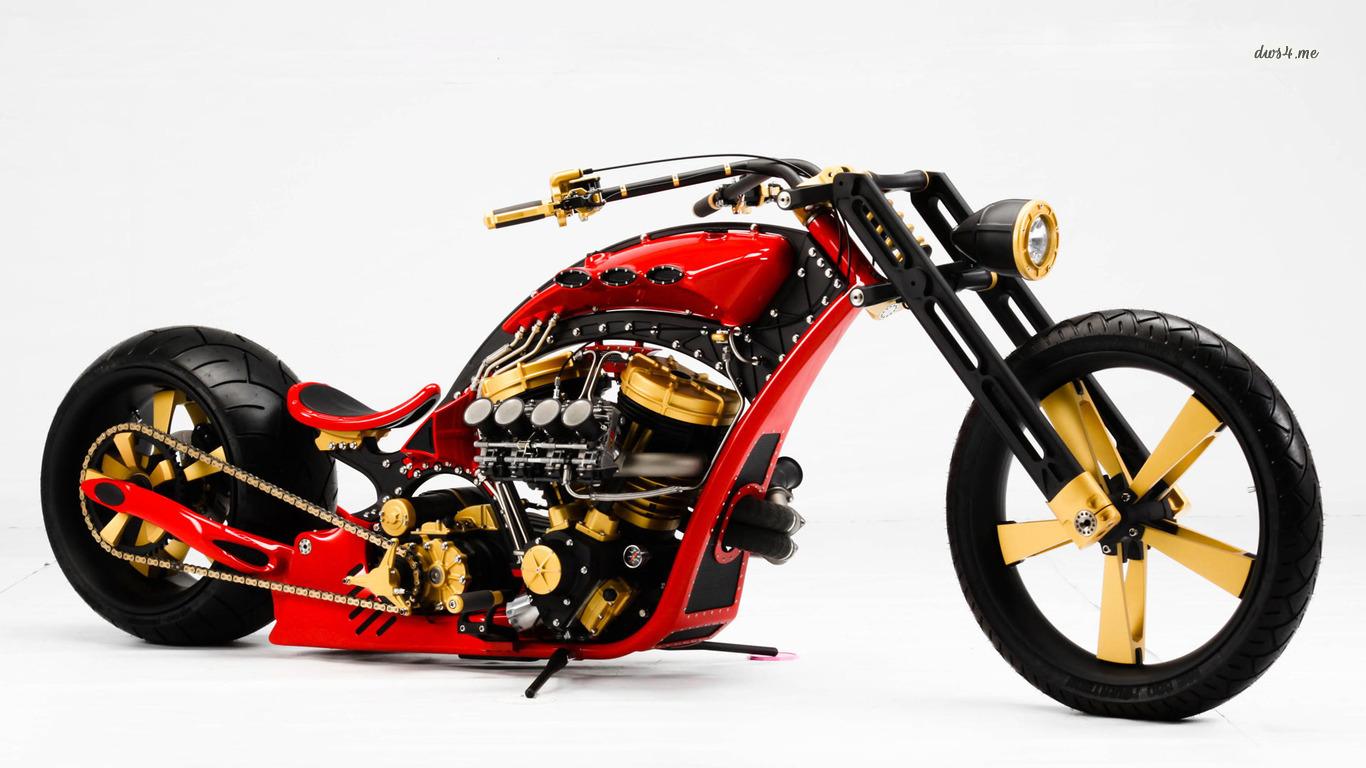 1366x768 Custom Bike Wallpaper and Background Imagex768