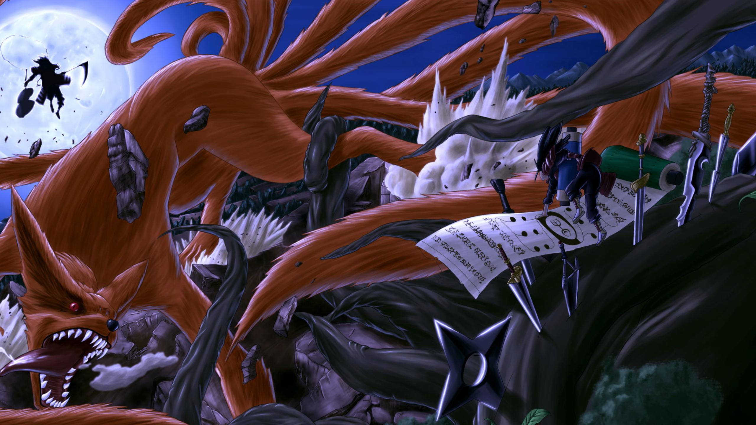 2560x1440 Hashirama Senju vs Madara Uchiha