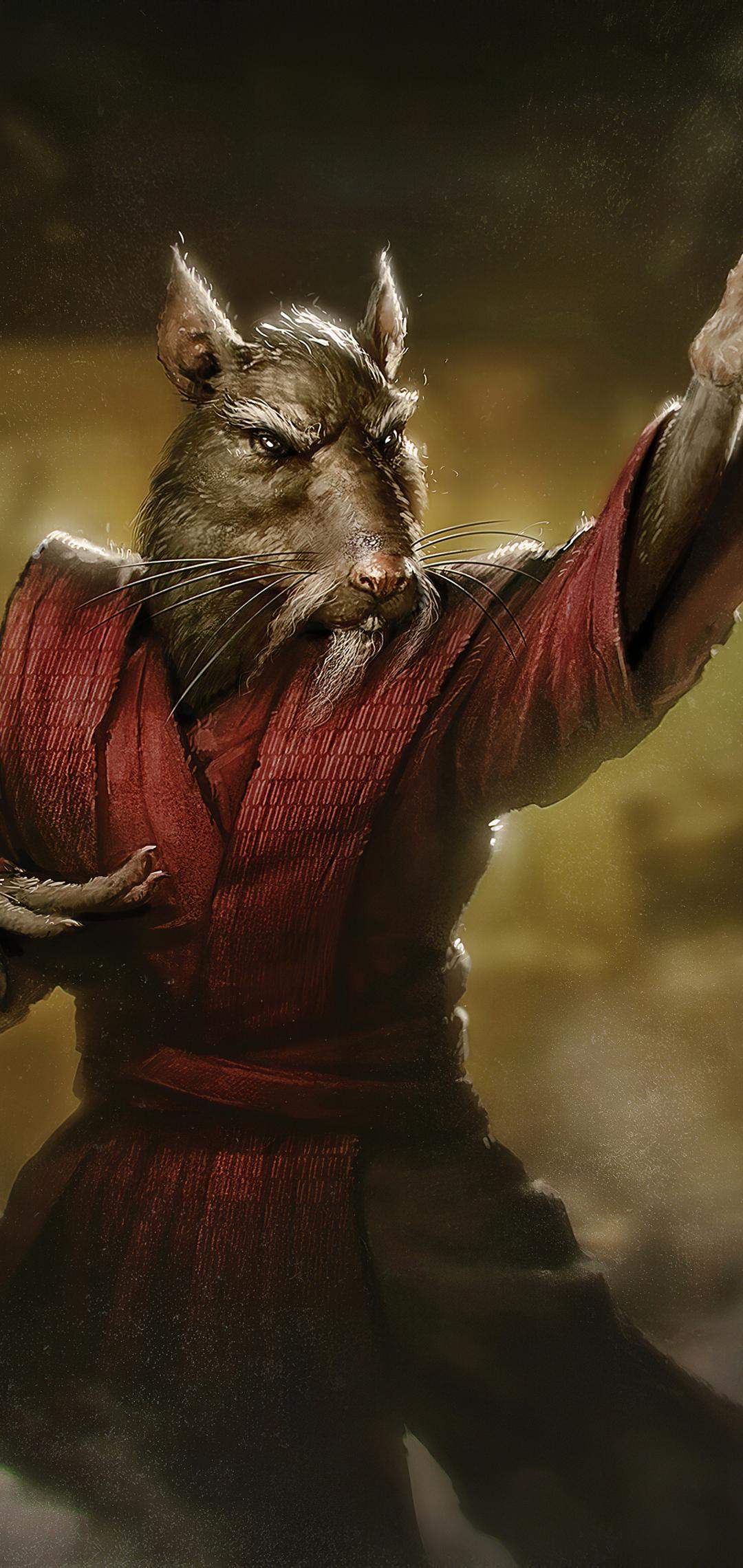 1080x2280 TMNT Master Splinter 4k One Plus Huawei p Honor view Vivo y Oppo f Xiaomi Mi A2 HD 4k Wallpaper, Image, Background, Photo and Picture