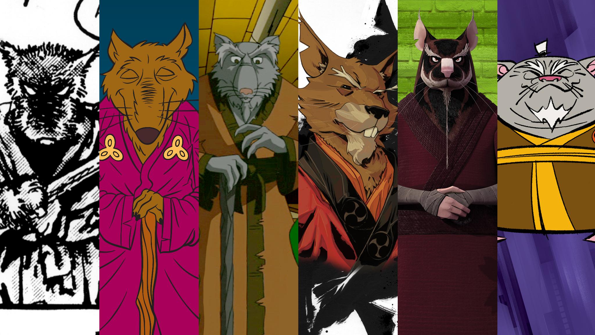 2048x1152 TMNT comic & cartoon designs from past to present #TMNT35