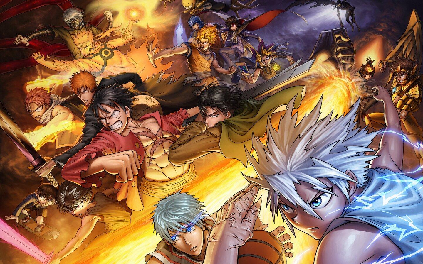 1440x900 Atemu Bleach Crossover Dragonball Naruto 1440x900 Resolution HD 4k Wallpaper, Image, Background, Photo and Picture