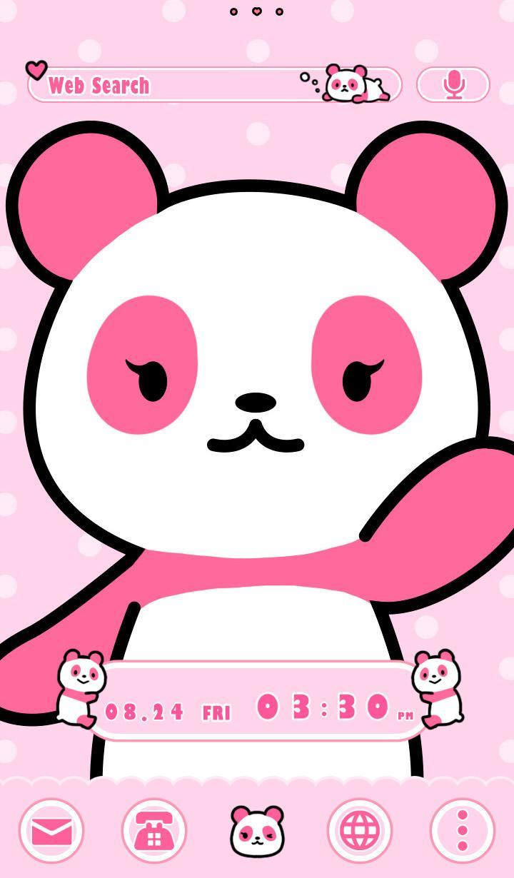 720x1230 Pink Panda Wallpaper