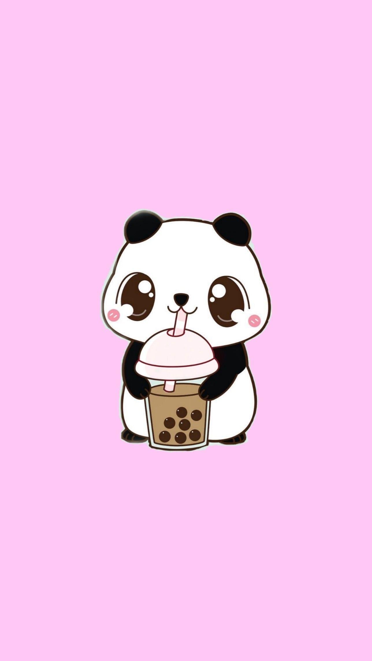 Cute Pink Panda Wallpapers Top Free Cute Pink Panda Backgrounds