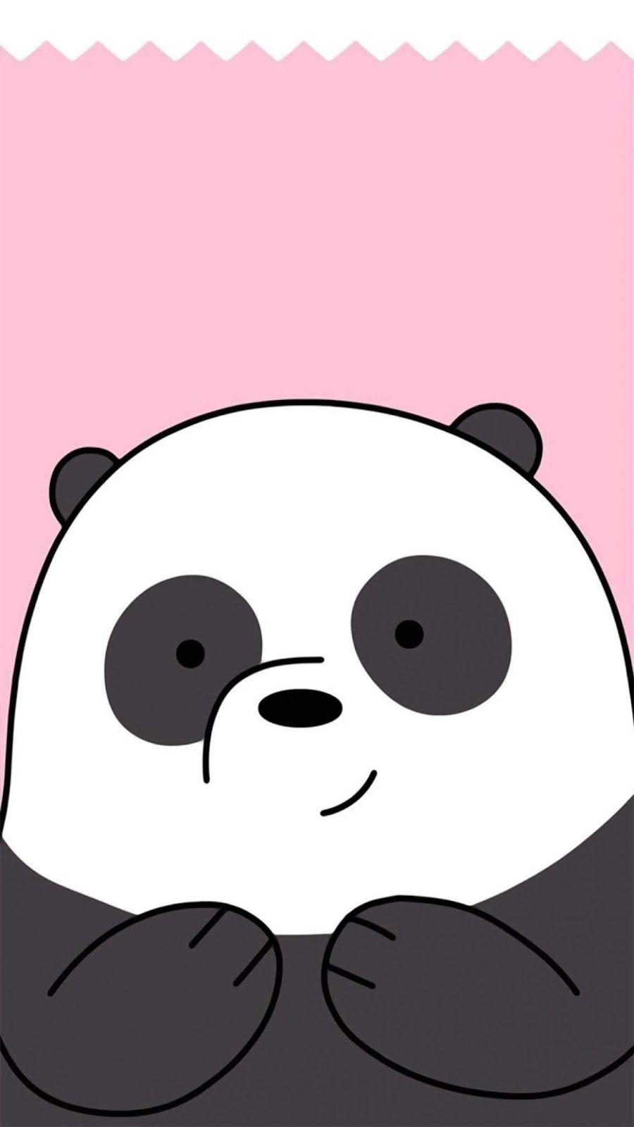 Cute Pink Panda Wallpapers Top Free Cute Pink Panda Backgrounds Wallpaperaccess