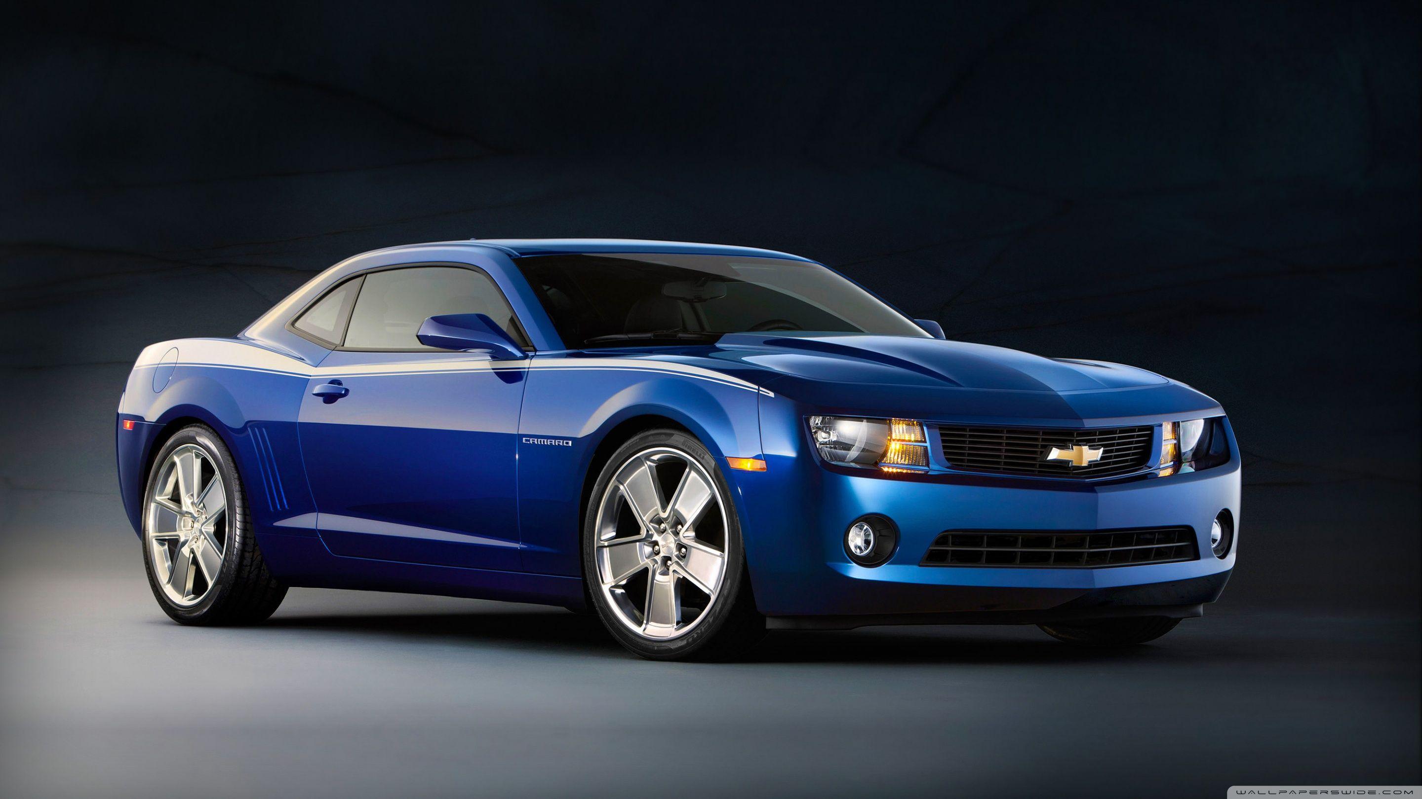 2880x1620 Blue Camaro Wallpaper 2020