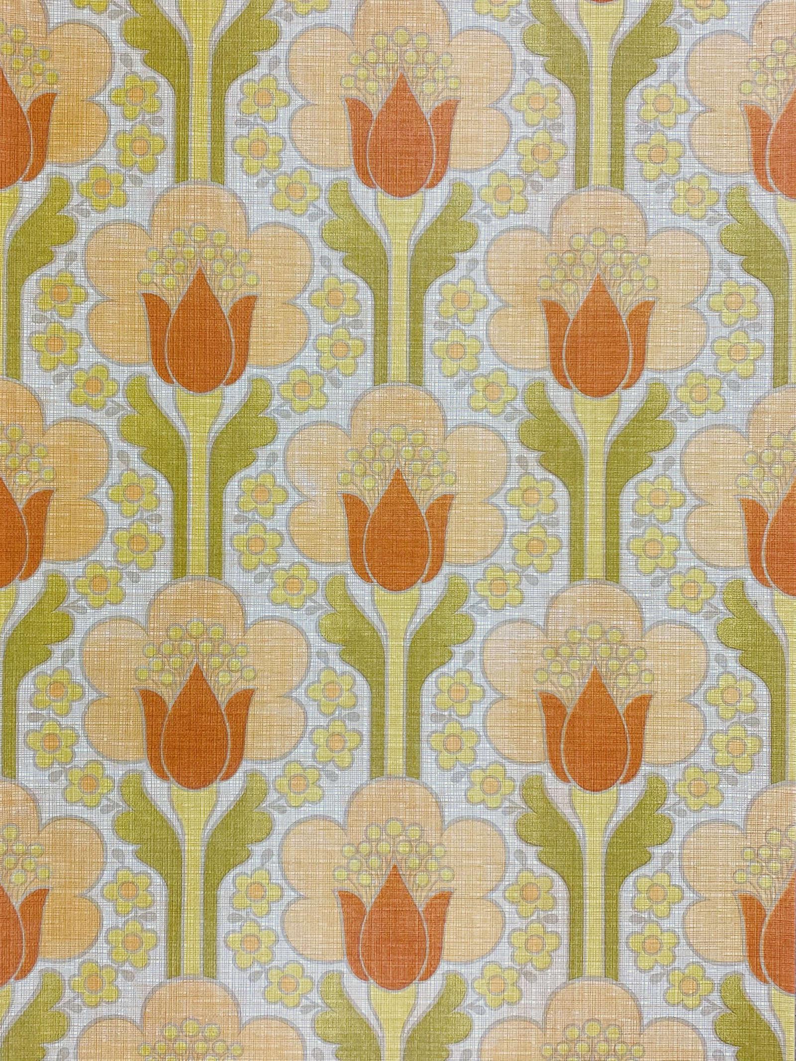 1600x2134 Vintage Wallpaper Shop. Retro Floral Wallpaper Green and