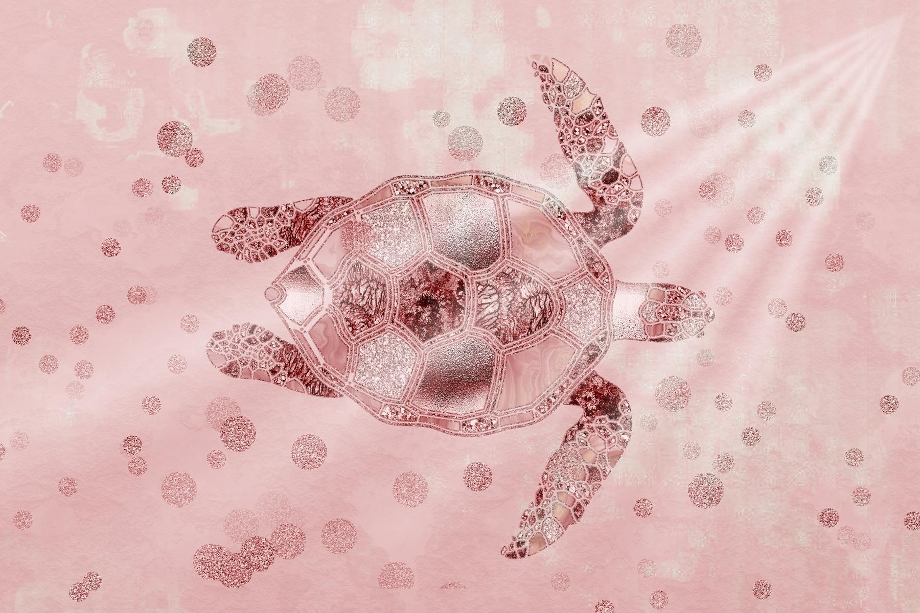 1800x1200 Buy Sea Turtle Rose Gold wallpaper