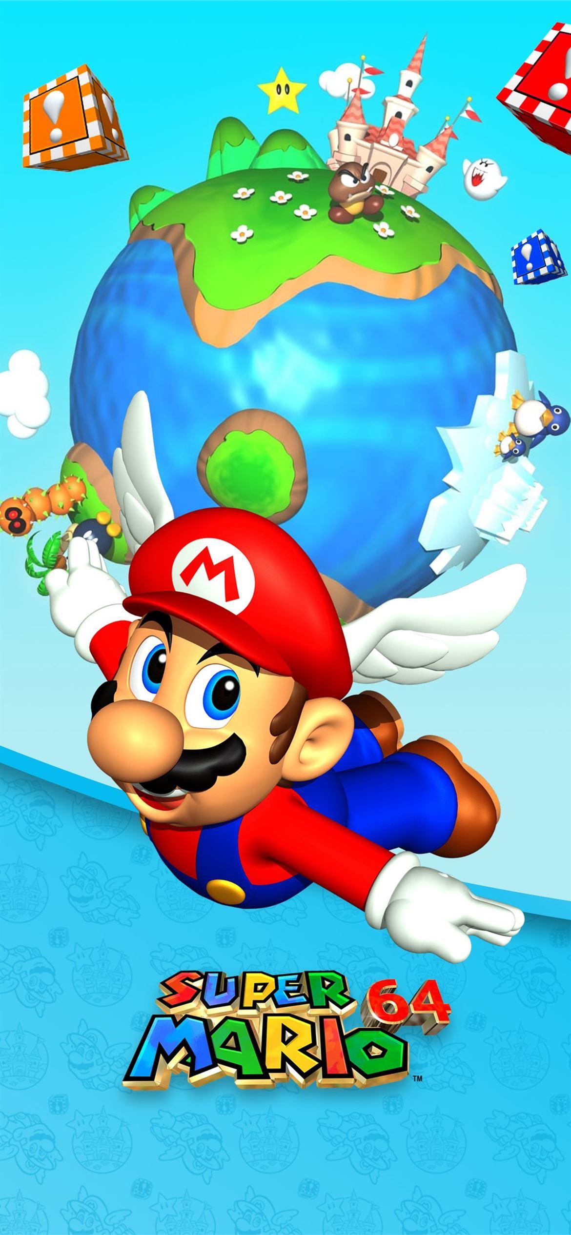 1170x2532 super mario bros iPhone Wallpaper Free Download