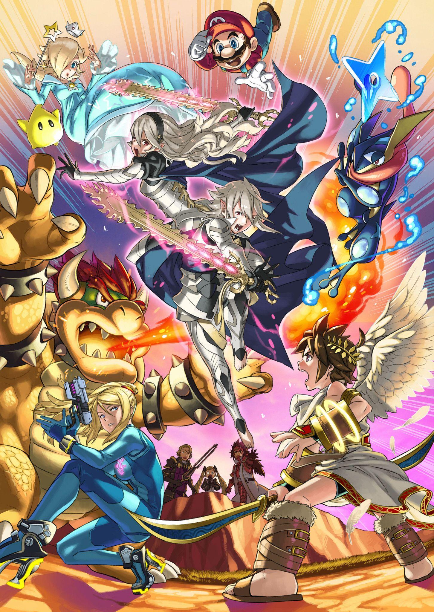 1452x2048 Smash Bros. Phone Wallpaper