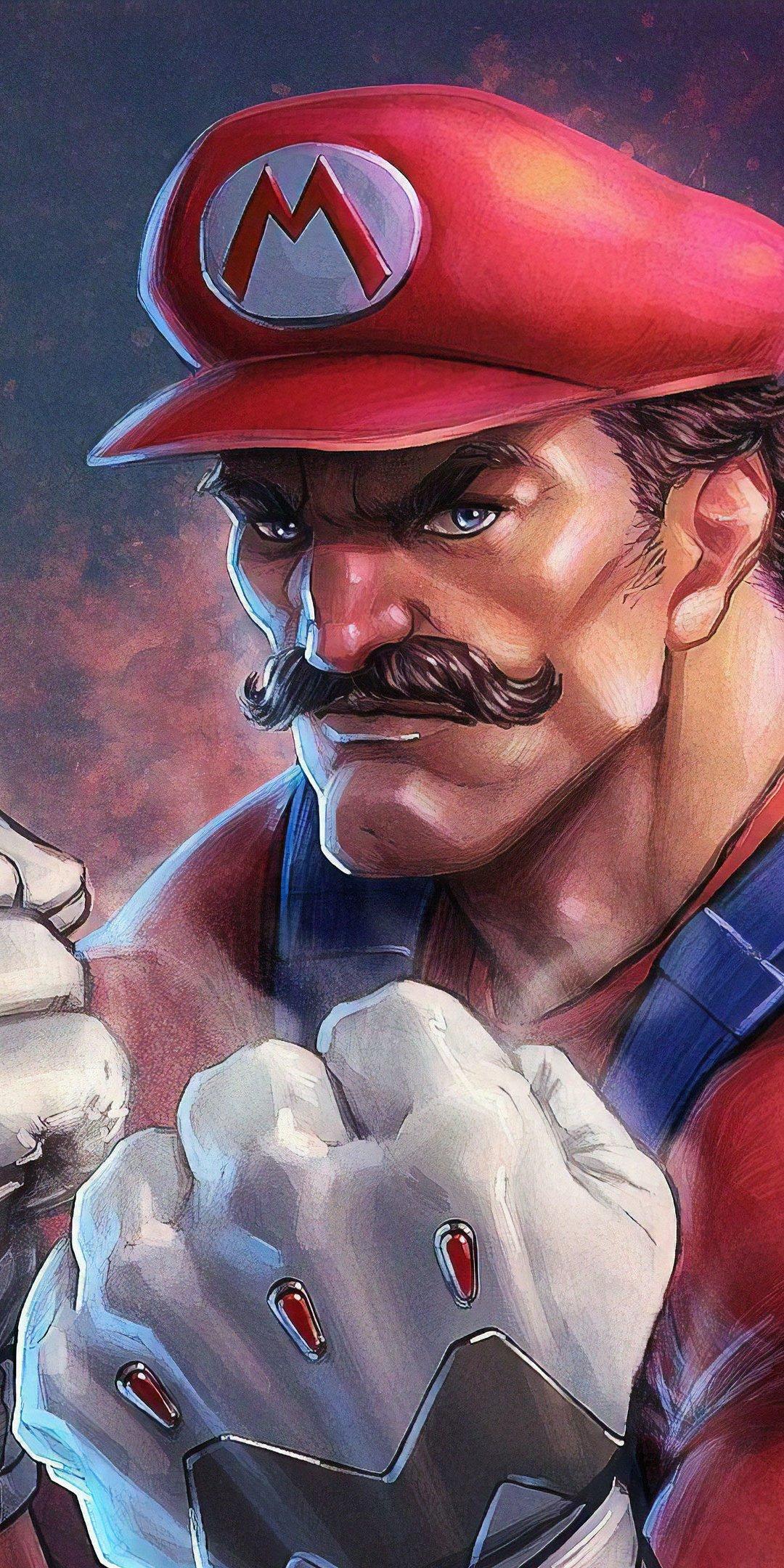 1080x2160 Video Game Super Mario Bros