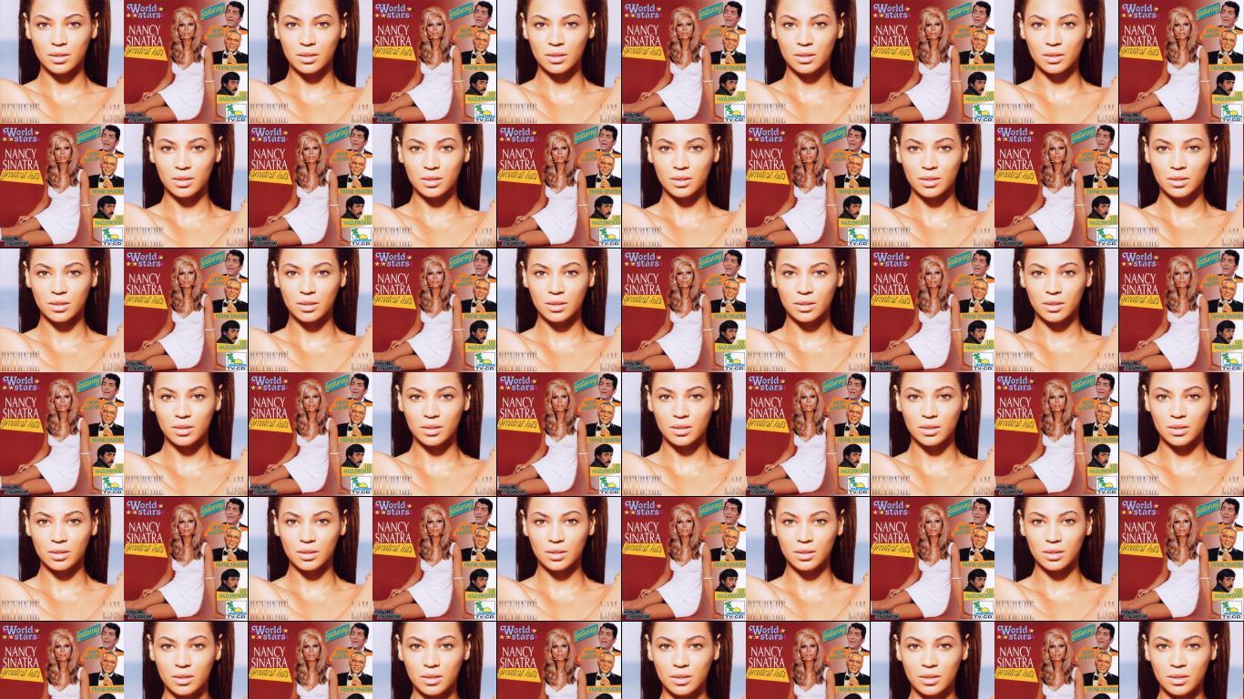 1366x768 Beyonce I Am Sasha Fierce Nancy Sinatra Greatest Wallpaper « Tiled Desktop Wallpaper