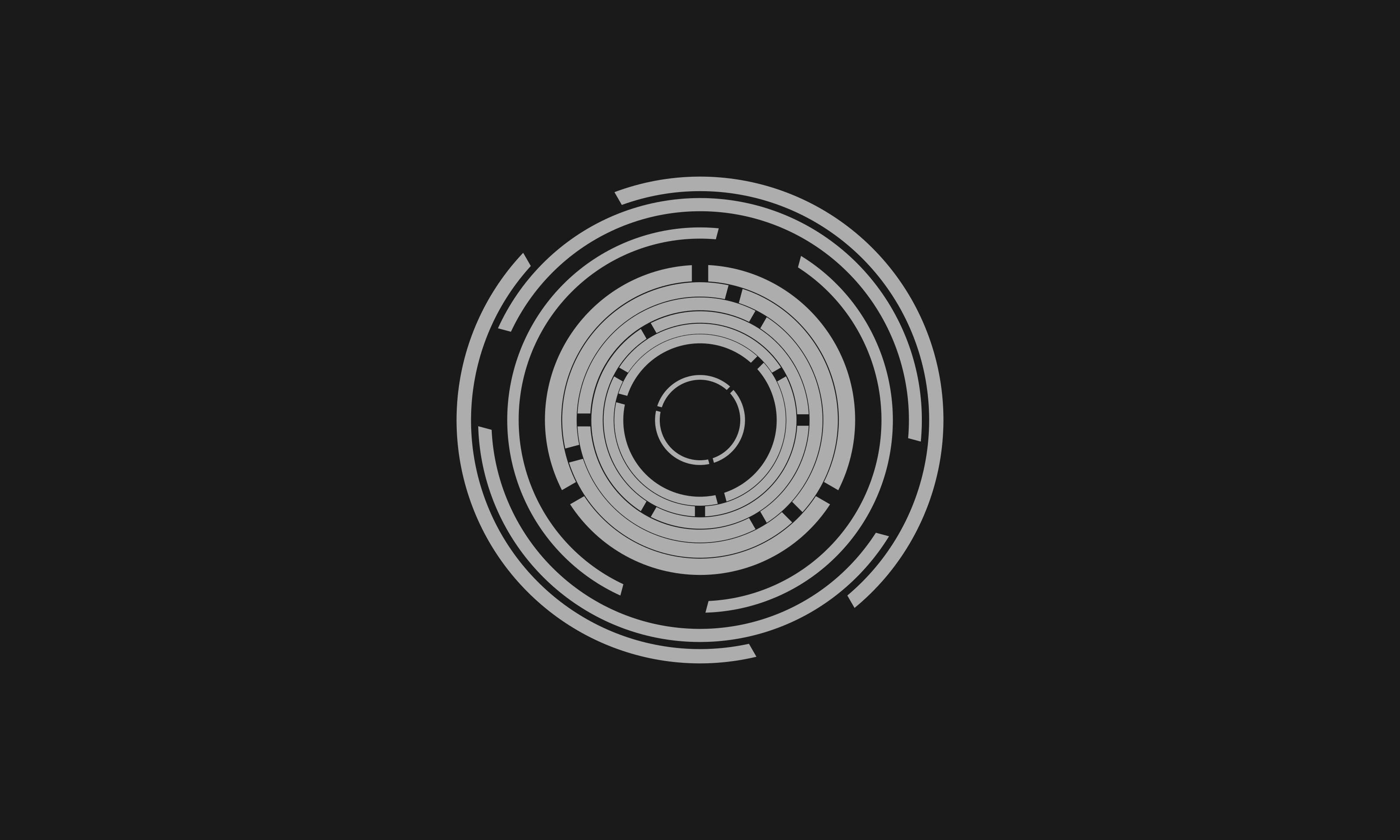 3200x1920 round white and black graphics #abstract #circle black background # minimalism #geometry K #wallpaper #. Black background wallpaper, Black background, Wallpaper