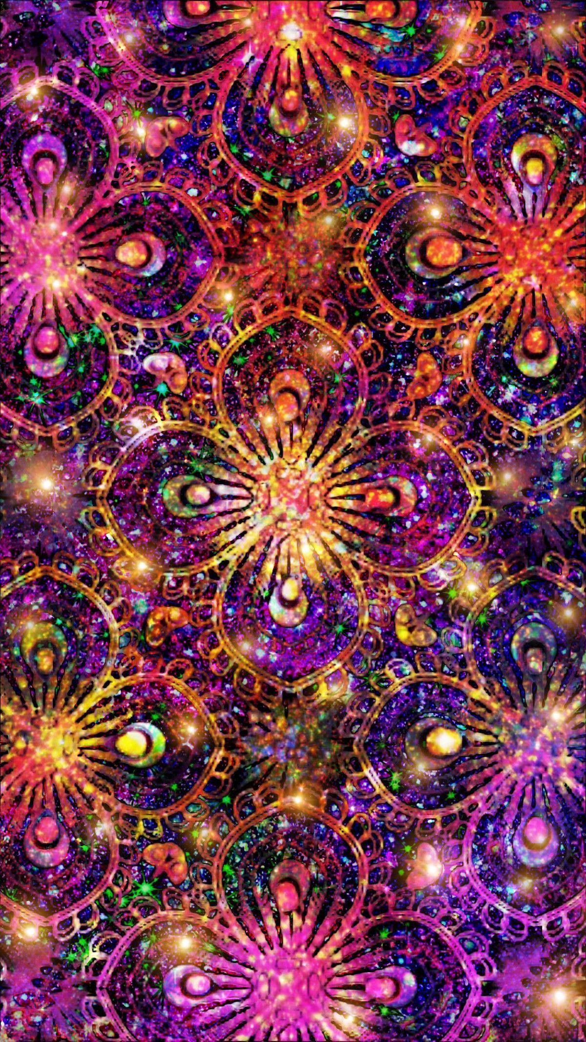 1200x2133 Galaxy Arabian Design, made by me #purple #glitter #sparkles #galaxy