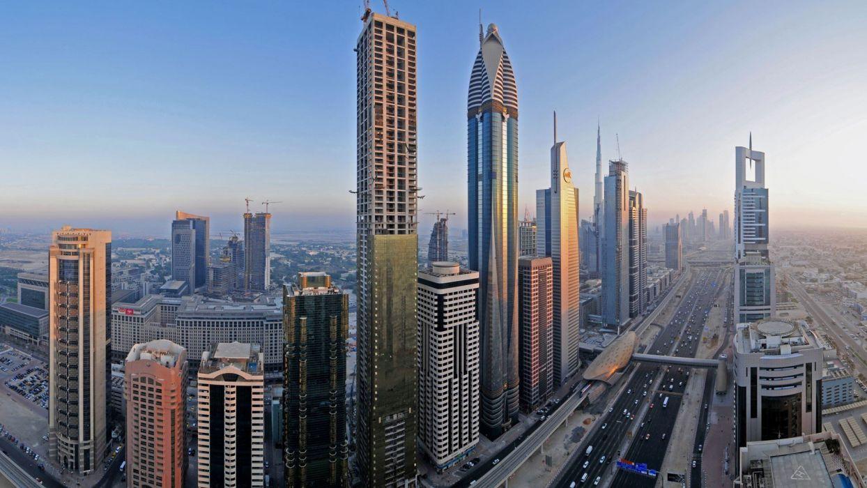 1244x700 Landscapes sand cityscapes deserts Dubai United Arab Emirates desert