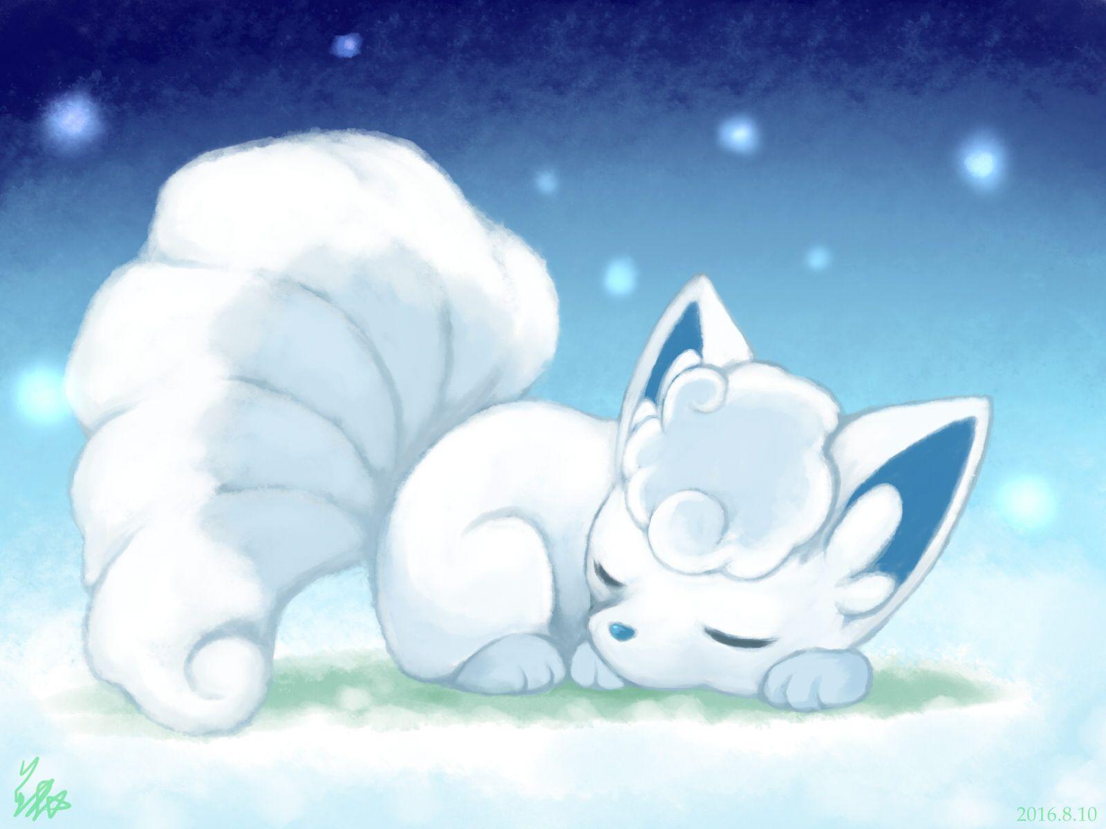 1600x1200 Alolan Vulpix Desktop Wallpaper
