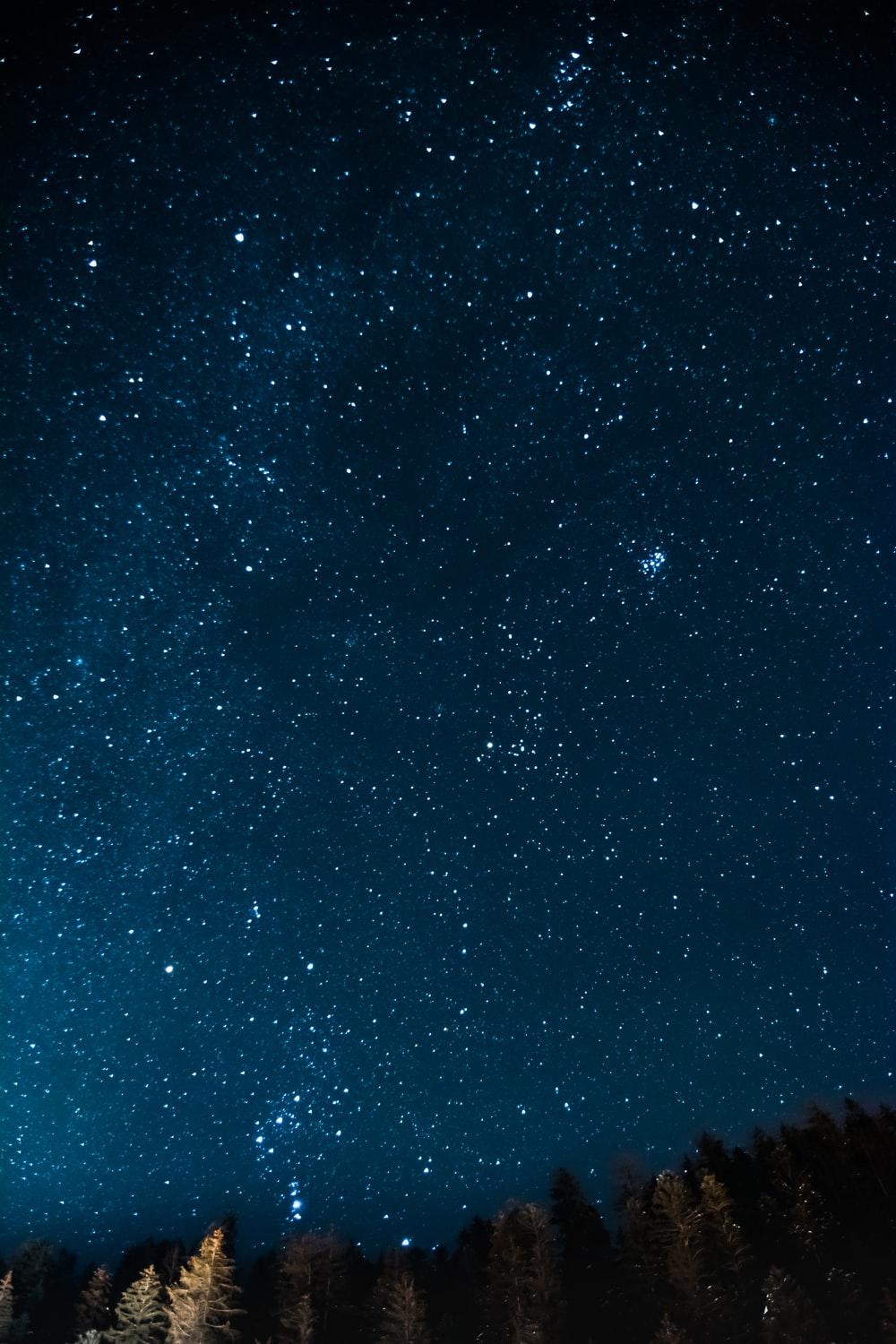 1000x1500 Starry Skyline Picture. Download Free Image