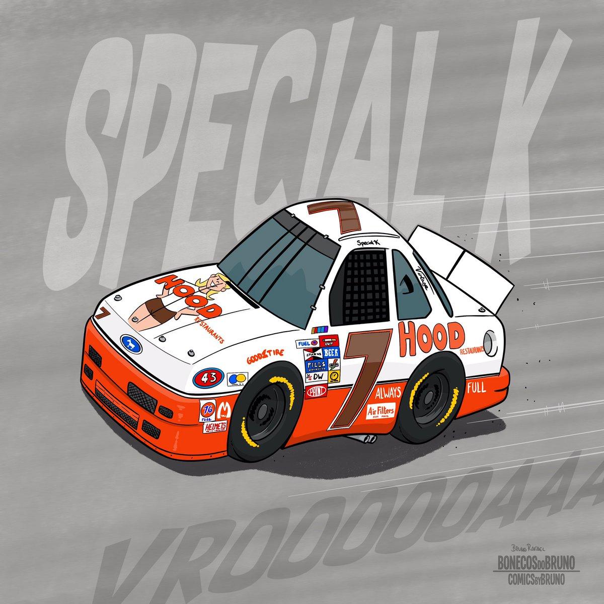 1200x1200 ComicsByBruno / BonecosDoBruno K Kulwicki #NASCAR #cartoon #comic #hooters #alankulwicki #underbirs #vintagenascar #classicnascar #comicsbybruno