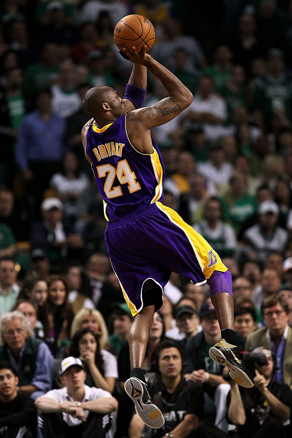 1000x1500 Leeuu Studio Kobe Bryant Fadeaway Poster 16 x 24 Canvas Wall Art for Home Decoration: Posters & Prints