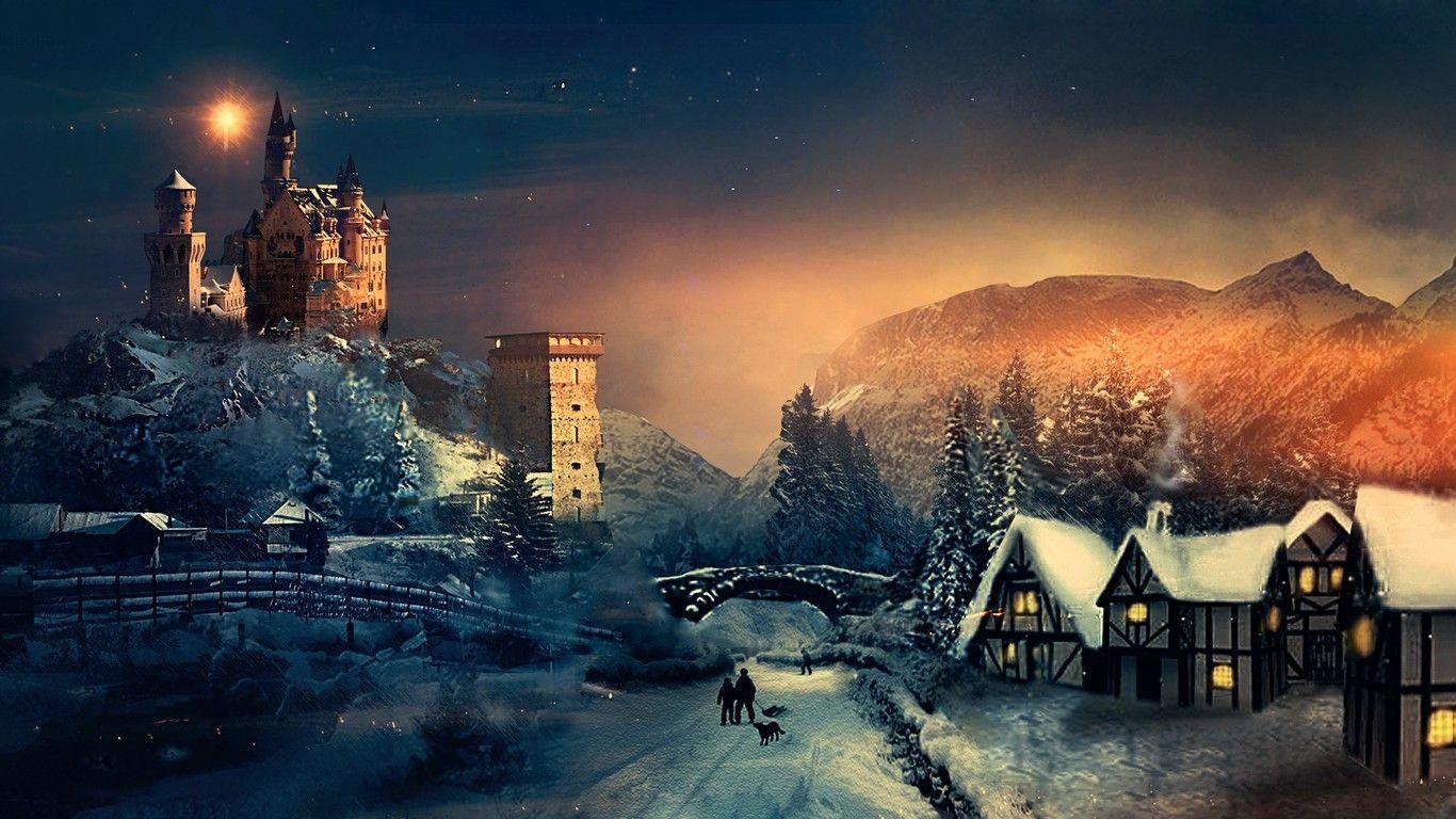 1366x768 Christmas Winter Season 1366x768 Resolution HD 4k
