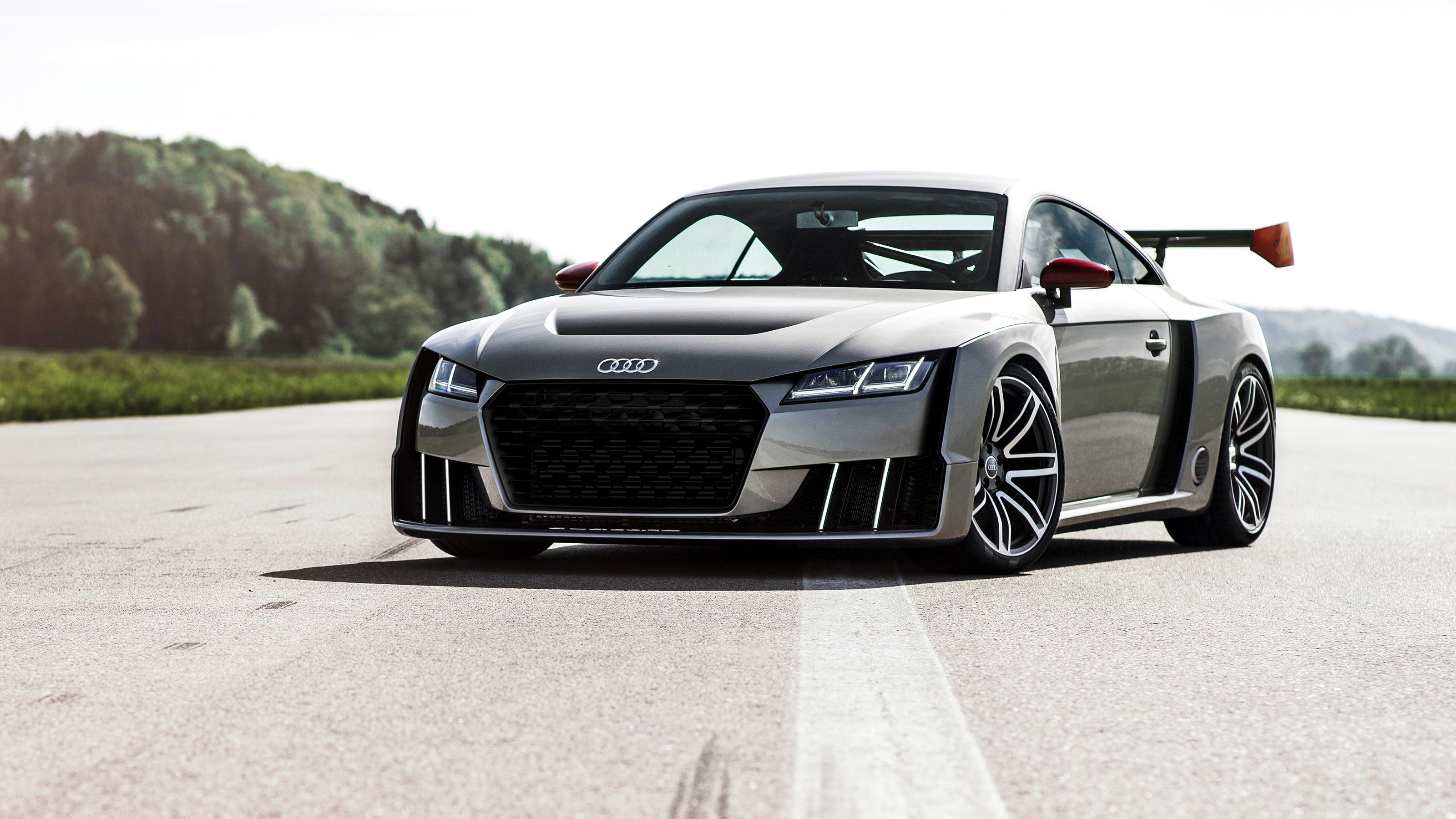 3200x1800 Photo Audi 2015 TT clubsport turbo concept gray Front 3200x1800