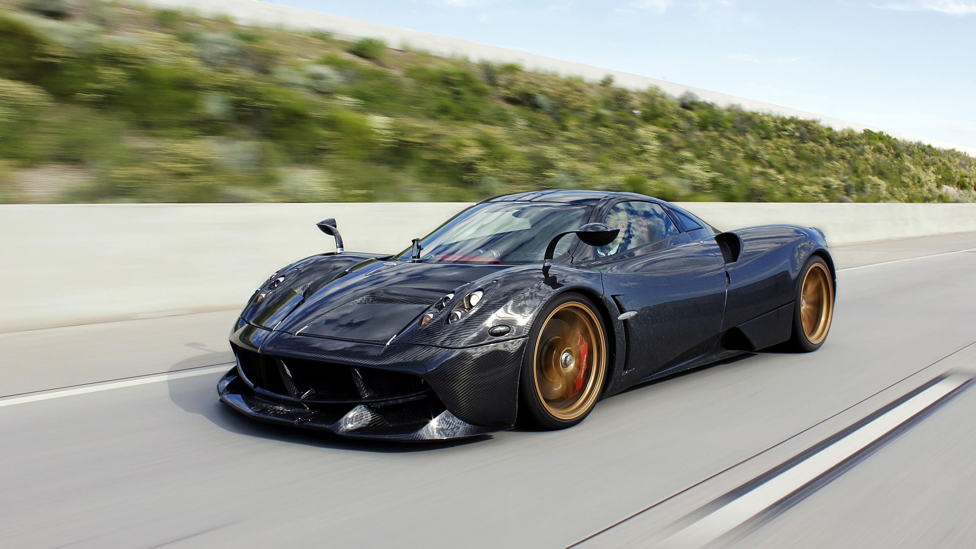3200x1800 Image Pagani 2016 Huayra Pacchetto Tempesta Black riding 3200x1800