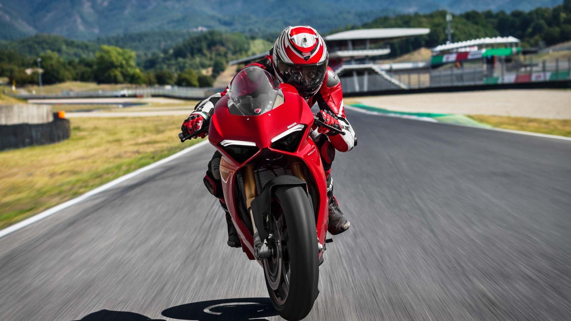1920x1080 Desktop Wallpaper Ducati Panigale V4 S, 2018 Bike, Rider, 4k, HD Image, Picture, Background, 888a44