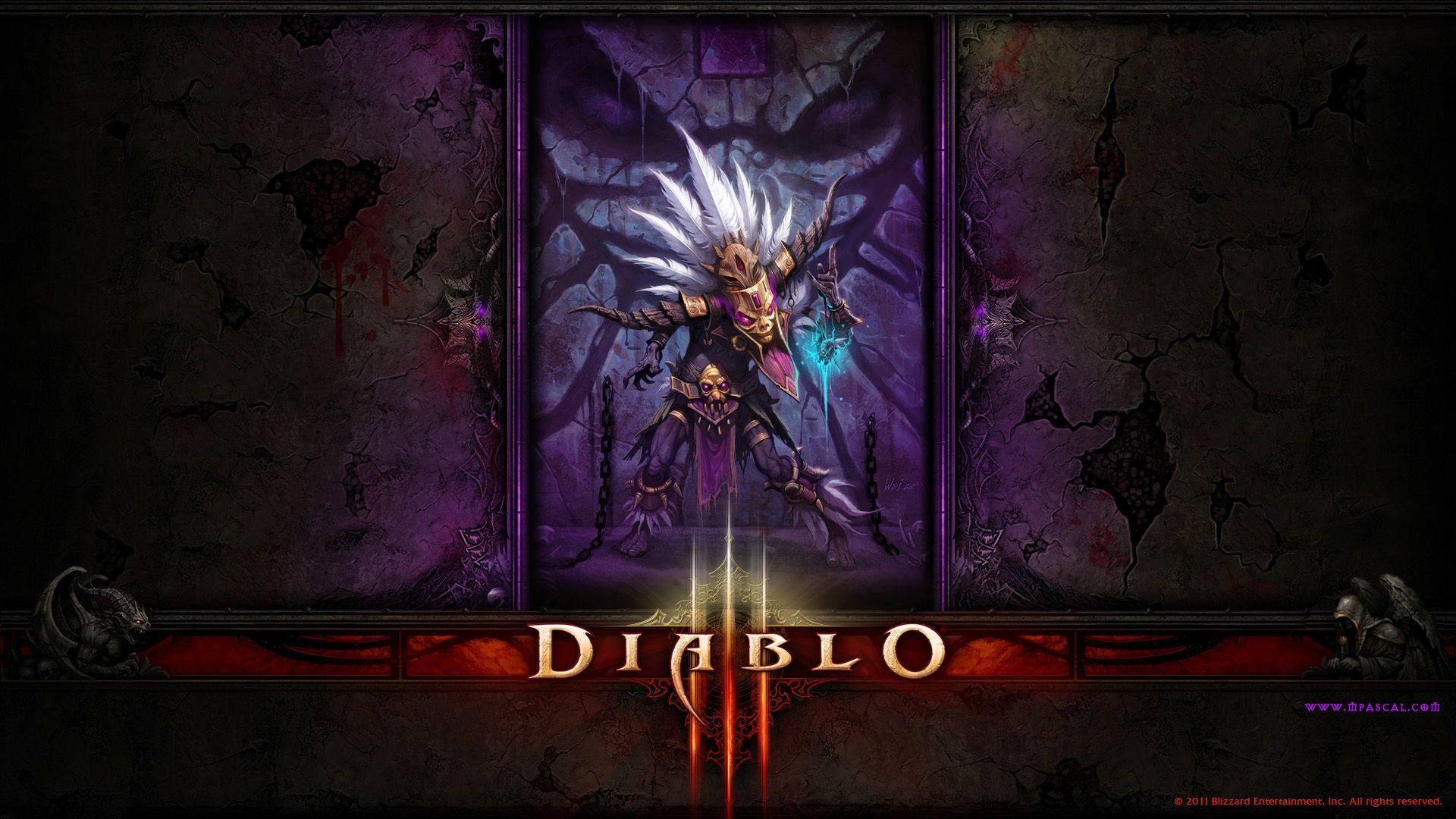 1920x1080 Diablo 3 Witch Doctor wallpaper. Diablo Diablo demon hunter, Demon hunter