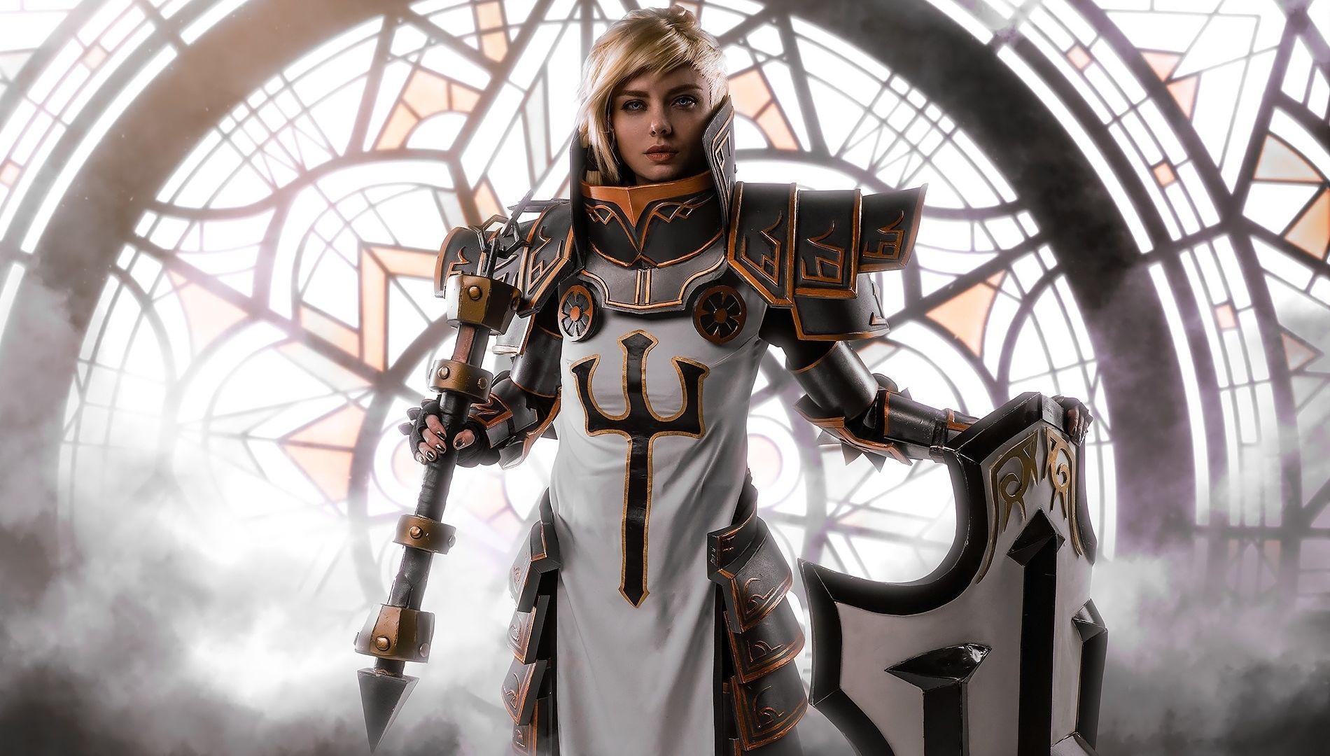 1900x1080 Gorgeous girl model, crusader, diablo iii wallpaper, HD image, picture, background, 4c6e02