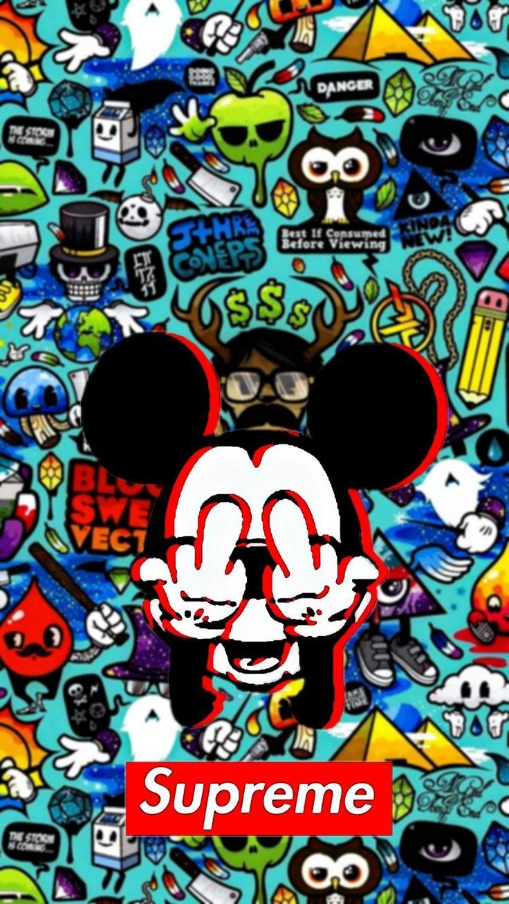 iPhone Cartoon Supreme Wallpapers - Top Free iPhone Cartoon Supreme ...