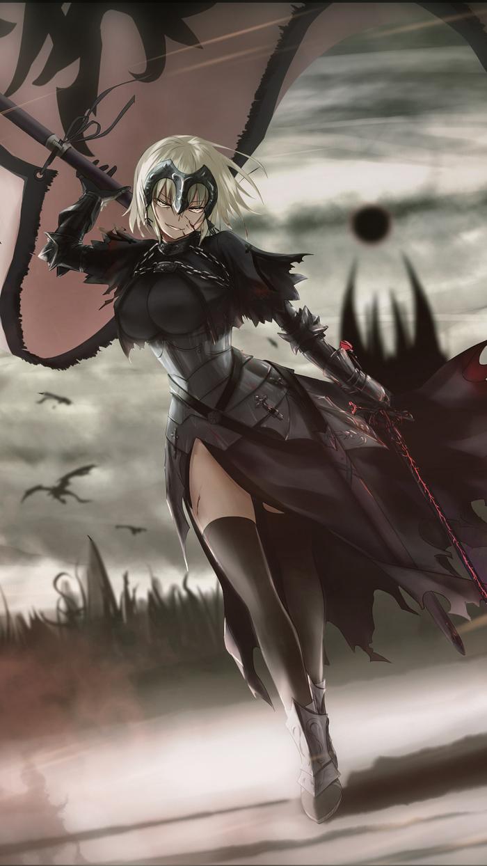 700x1244 1080x1920 fate grand order, anime girl, anime, hd, artwork, artist, digital art, sword, fantasy girls for iPhone 8 wallpaper