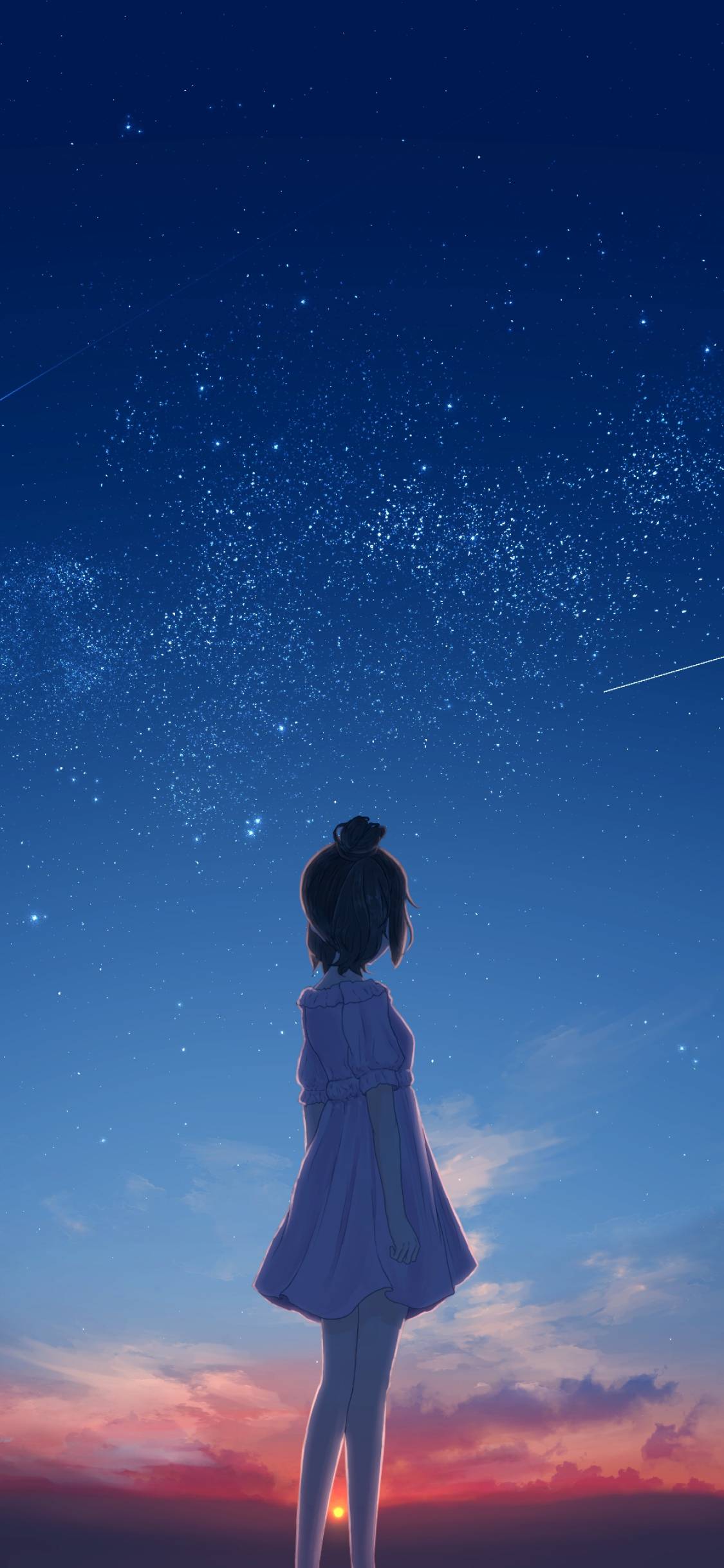1125x2436 Anime Girls Wallpaper