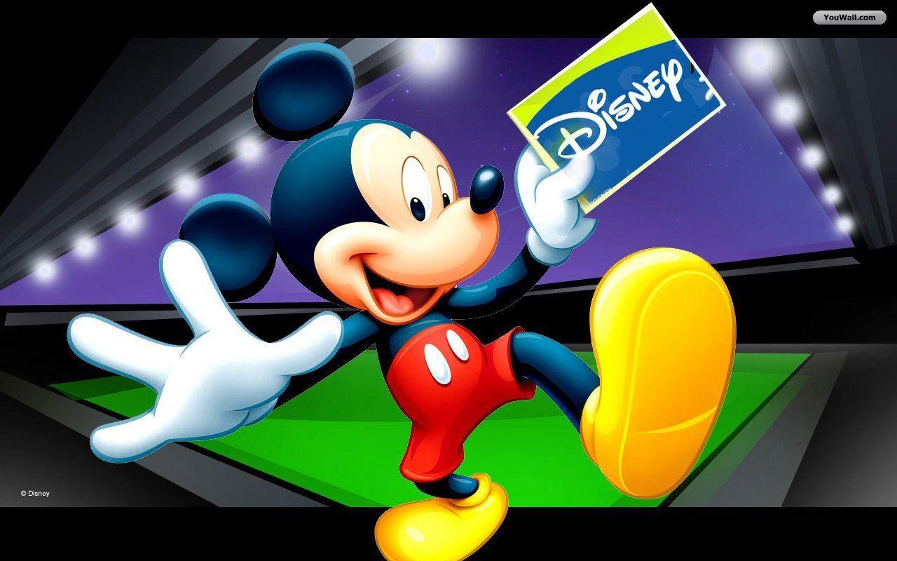 Hình nền 3D chuột Mickey 1280x800