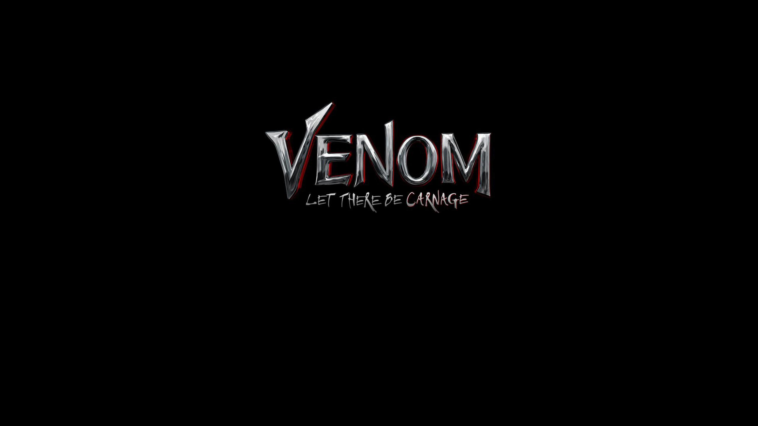 2560x1440 Venom 2 Let There Be Carnage Logo 1440P Resolution Wallpaper, HD Movies 4K Wallpaper, Image, Photo and Background