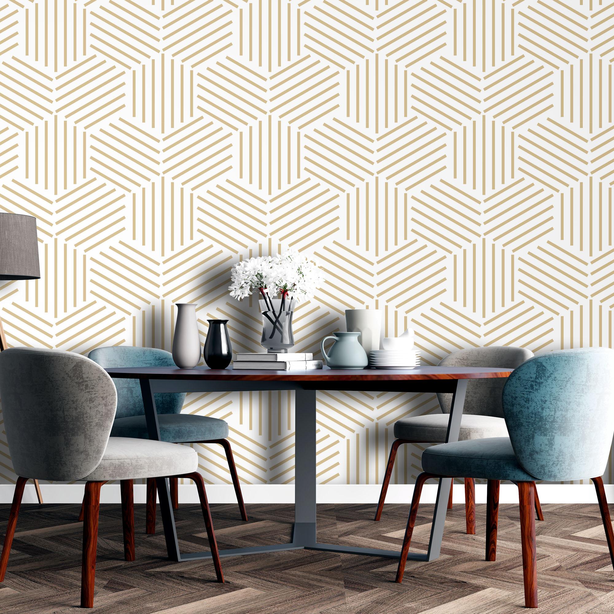 2000x2000 Ivory geometric