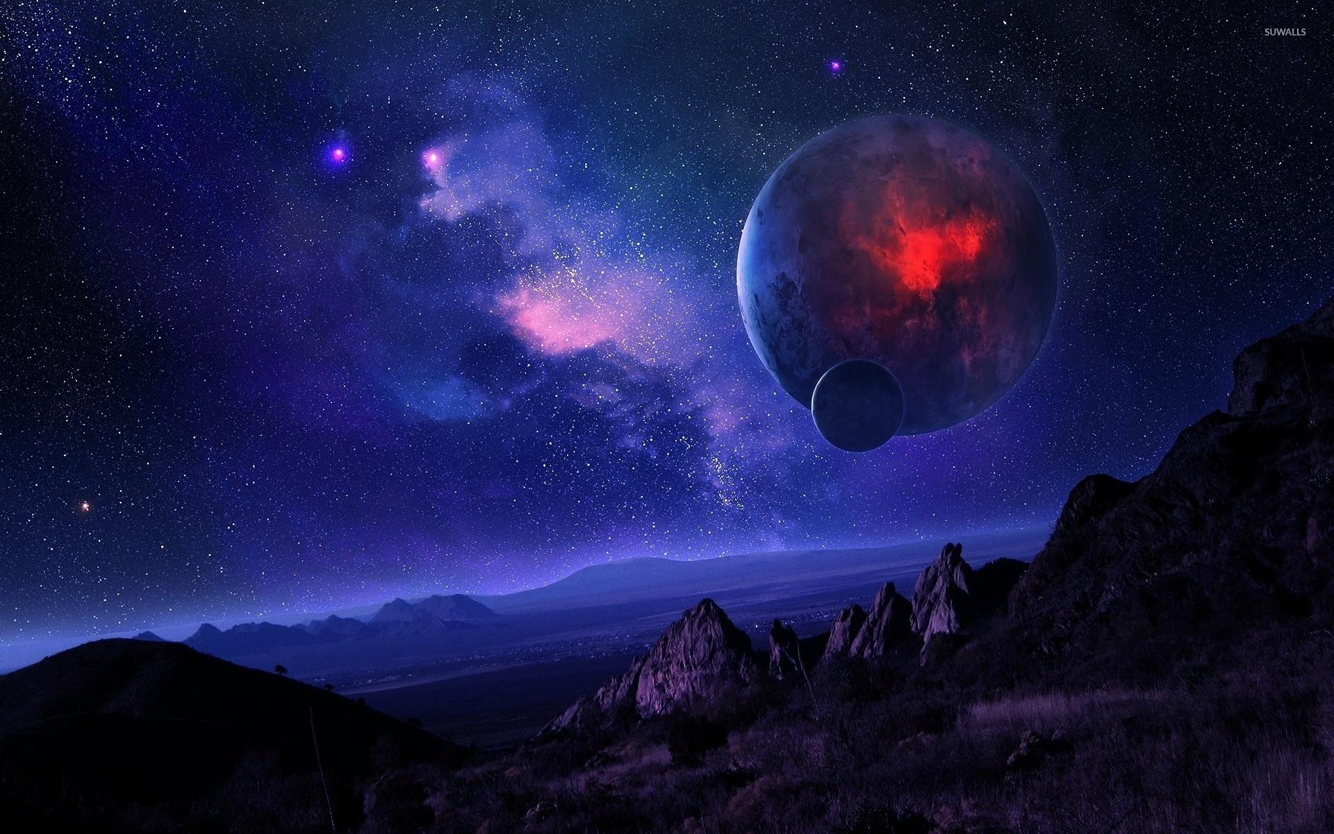 1920x1200 Free download Burning planet in the sky wallpaper Space wallpaper 48722 [1280x800] for your Desktop, Mobile & Tablet. Explore Burning Astronaut Wallpaper. HD NASA Wallpaper, NASA iPhone Wallpaper, Astronauts in Space Wallpaper