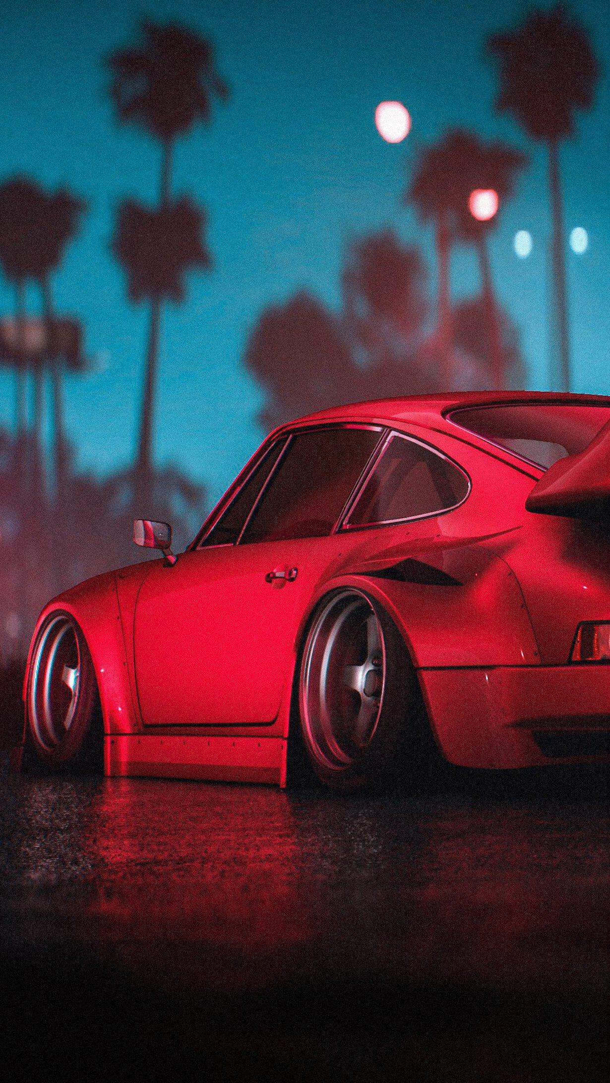 1230x2184 Porsche RWB Wallpaper