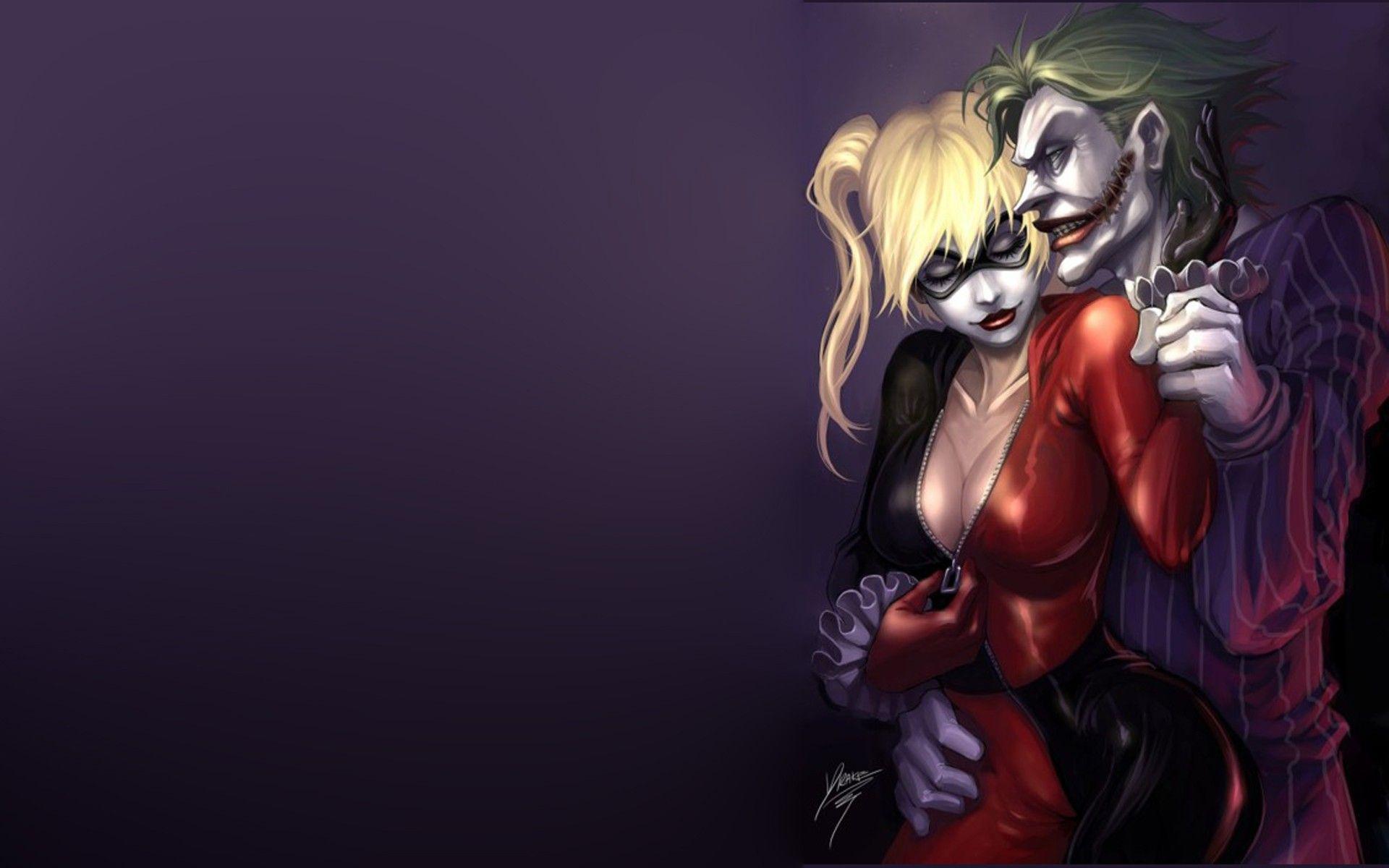 1920x1200 Harley Quinn and Joker wallpaperDownload free beautiful full