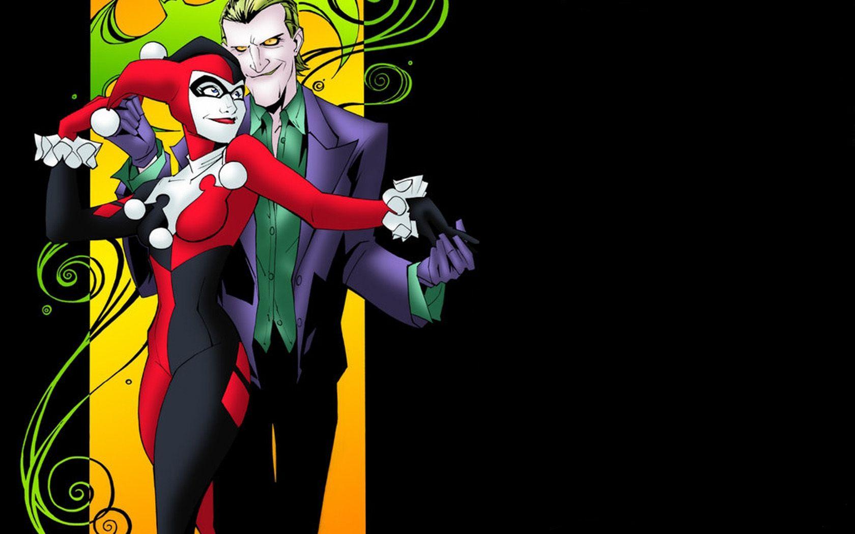 Harley Quinn and Joker Cartoon Wallpapers - Top Free Harley Quinn and Joker  Cartoon Backgrounds - WallpaperAccess
