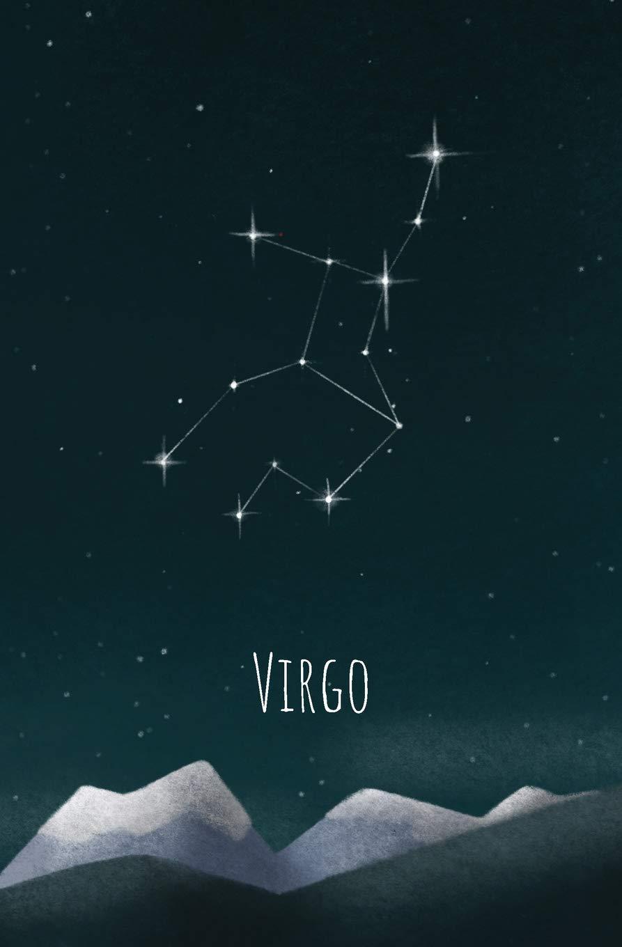 893x1360 Virgo Notebook: Zodiac Constellation Notebook (Composition Book Journal, 110 Pages Dot Grid, 5.25 x 8): Walnut and Clam: 9781075272929: Books