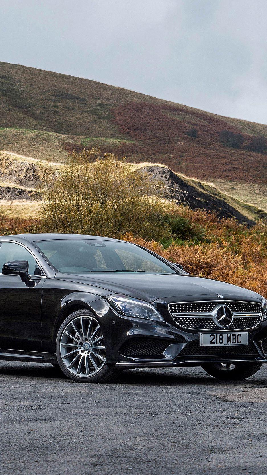 938x1668 Download Wallpaper 938x1668 Mercedes Benz, Cls Black, Side View Iphone 8 7 6s 6 For Parallax HD Background