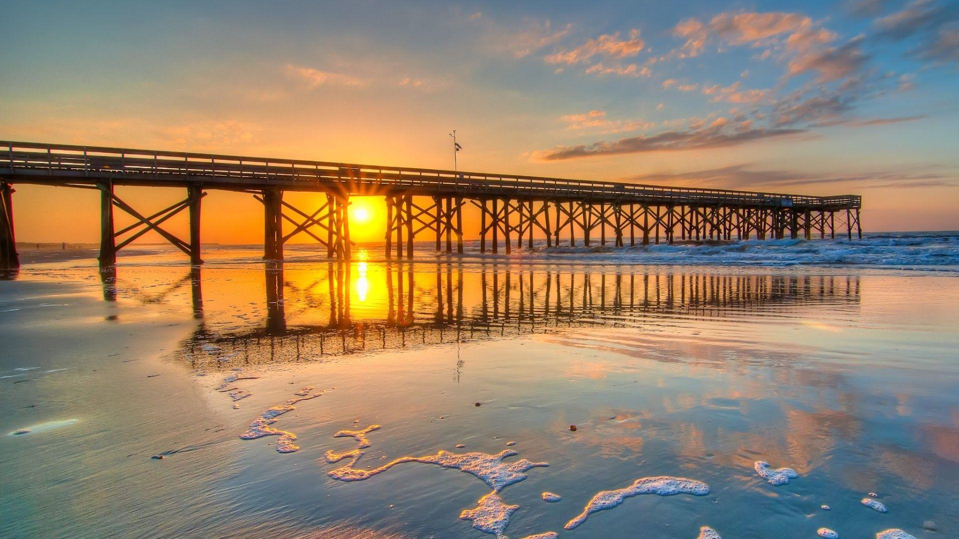 1920x1080 Isle of Palms Beach Wallpaper 1920x1080 56266