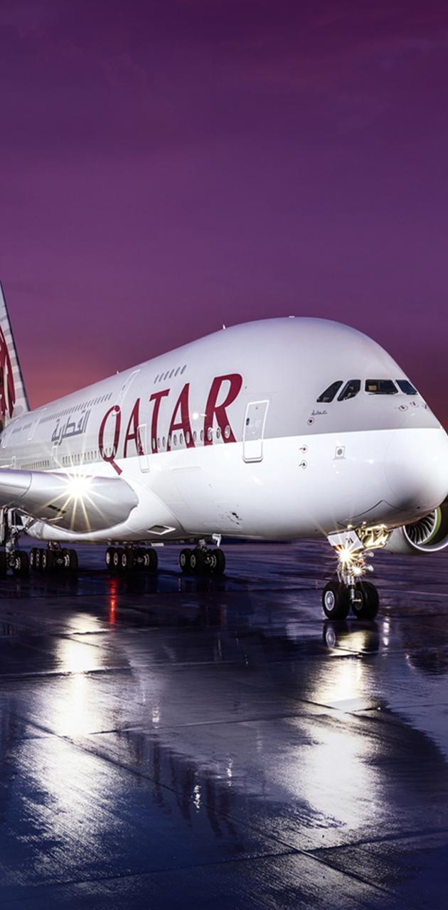 630x1280 Qatar Airways A380 wallpaper